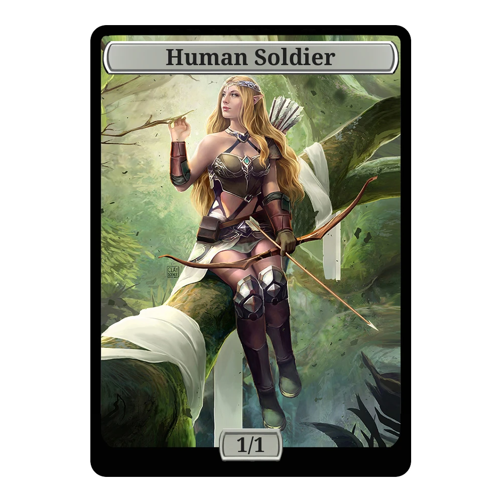 Replica / Title + P/T / Human Soldier 1/1